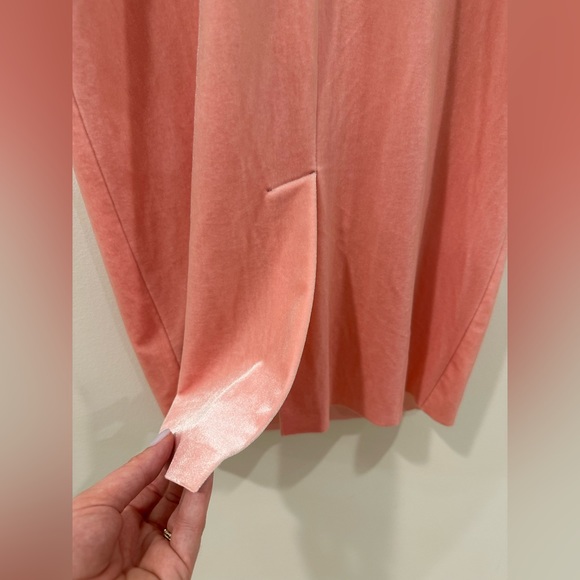 Norma Kamali Pink Velvet Strapless Dress - Picture 6 of 12